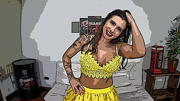 Jully Souza em anal intenso versão desenho
