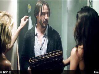 Ana de Armas & Lorenza Izzo bare trio celeb porn