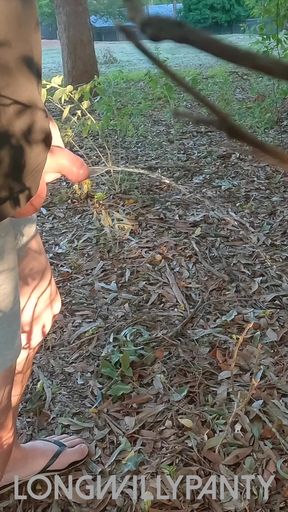 Straight guy with hard uncut cock