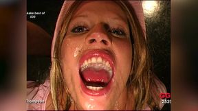 Ggg - Blonde Bukkake Slut Sucks and Swallows Massive Loads