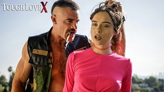 Naughty strip poker fun with Lily Glee and Charles Dera