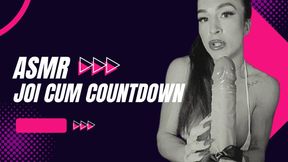 ASMR JOI Cum Countdown: Oiled Stroking, Tied Balls & Teasing Mistress Commands Your Release