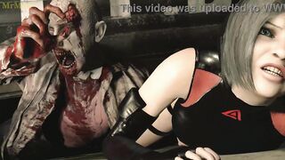 Claire, the anime-loving boy, is seen nude in this hot resident evil clip