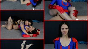 Ultragirl Meets the Yoga Mistress with Sinn and Cali (mob)