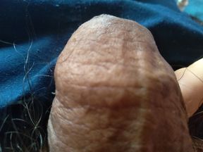 huge naked cock in the bedroom