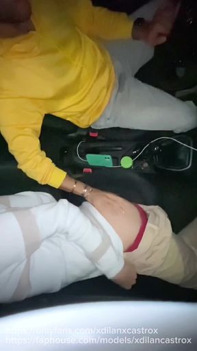 Stunning moment from &quot;Cruising I found a cute young student on the road I offered him a ride and fucked him in my car in&quot;