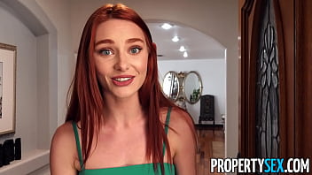 PropertySex Super Hot Redhead Real Estate Agent Ruins Client&#039_s No Nut November