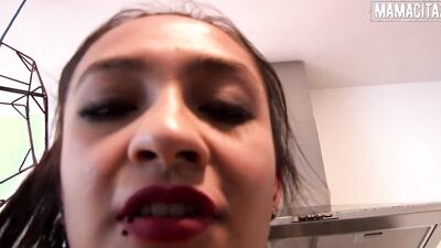 Stunning Latinas Eva Cuervo & Maria Antonia Alzate Steamy Lesbian Action - MAMACITAZ
