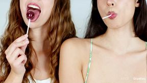 Sexy Cute Goddess' Lollipop Fun