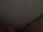 Me beating off with my roomie&friend home #1