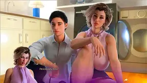 Stunning 3D Anime Babe Gets Trapped for Intense Visual Novel Action