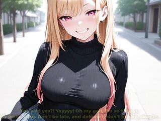 Cuckold Cosplaying session with your gyaru girlfriend! (NTR) pt1