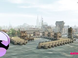The town
