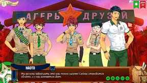 Naoto & Natsumi's Steamy Russian-Voiced Anime Adventure in Friends Camp