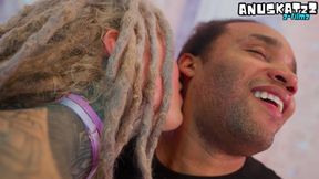 Inked Bad Girl Destroyed by Huge Black Cock Anal Pounding, Ass to Mouth, Throat Fucked Raw, Cum Facial