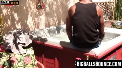 Black Hunk's Ebony Delight - Solo Male Masturbation in Public