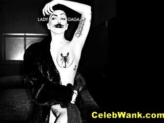 Madcap Lady Gaga Fully Bare Celeb Boobs & Snatch Compilation