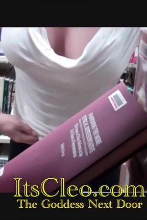 Cleo Fingering in the Library