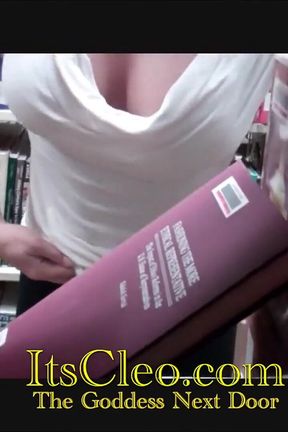 Cleo Fingering in the Library