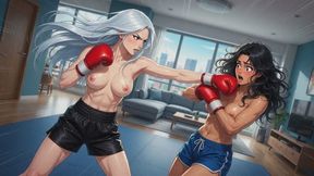 Female Boxing Stories #11: My Secret Topless Sparring Confessions