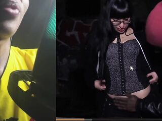 STEVEN SHAME, porn reaction to EMO cutie gets a wild interracial bang in the street