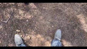 Indian Desi Muslim Girl Cheating Boyfriend and Rough Sex with Village Boy at Jungle Outdoor - Hindi Audio