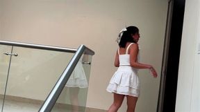 Do you love the bouncing tits?! Try not to run?