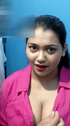 Indian Beautiful Huge Boobs Bhabhi Fucked in Kitchen with Devar