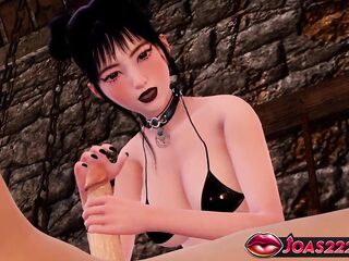 Haruka the Alt Manga Gal in Porn Animation - Shlong Glans Hand Stimulation, Only Tongue Lick Fellatio-sex Service, Concluding with Deepthroat Cum A Lot Of Sperm In Playgirl Select 2