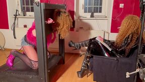 1hr sissy punishment in the pillory