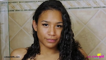 Slay-All-Day Brunette took a shower