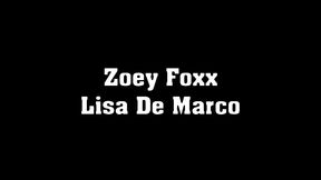 lisa demarco and zoey foxx share blowjob threesome with talon