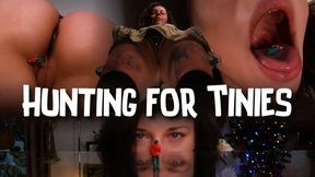 Hunting for Tinies – a giantess goes on a rampage, crushing and swallowing every last tiny intruder in her home