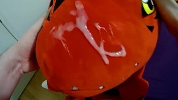 Guilmon Plush Gets Glazed