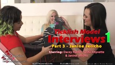 Ticklish Model Interviews 1 - Part 3 - Janine Jericho (Short)