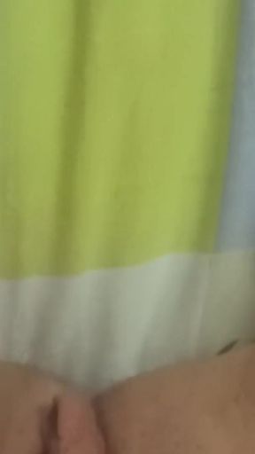 Captivating moment from "In the morning before work, I decided to pamper my pussy with fingers"