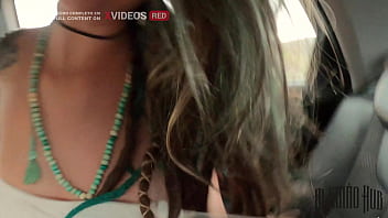 Adrenalina pura, sexo no carro com Dread Hot em publico!