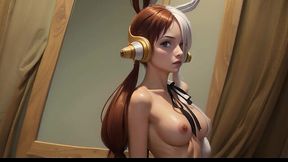 AI animated fantasy with Uta in a wild One Piece adventure