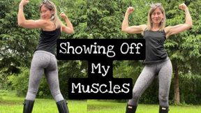 Showing Off My Muscles