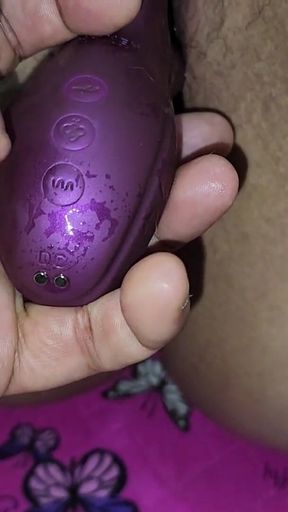 Key moment from &quot;My holes are perforated with TRILUX, the App-Controlled Rabbit Vibrator from Honey Play Box&quot;