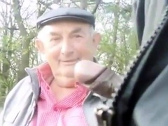 Grandpa in park