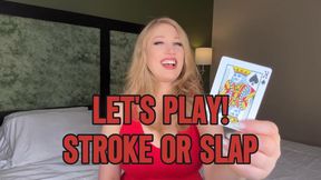 Stroke or Slap Ball Busting CBT JOI Card Game featuring Sensual Lala