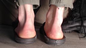 Sperm in Rubber Slippers