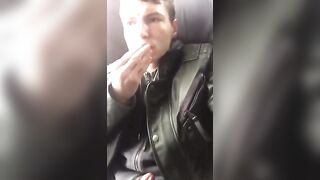 Twink Wanks on a Bus