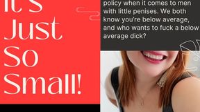 It's Just So Small--SPH-Brat-Teasing-The Gentle Domme