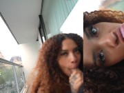 Cheating on my bf on a balcony in Paris  🗼😈🍆