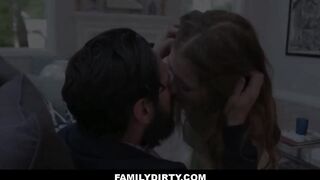 Teenagers Step Daughter Seduces Daddy After Milf Screwed Her Bf