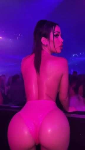 e-girl, facial, gooned porn, ultra realistic, video created by AI