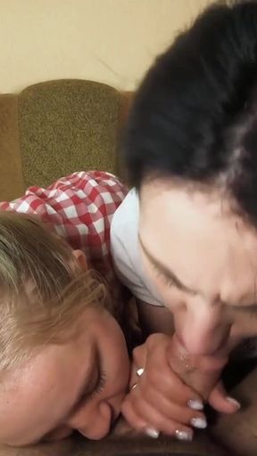 Key moment from &quot;POV THREESOME Blowjob and ORAL CREAMPIE&quot;