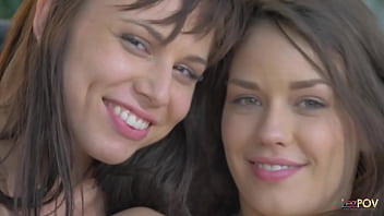 Sensual and slow fucking scene with mesmerizing lesbians who look like angels and fuck like the devil